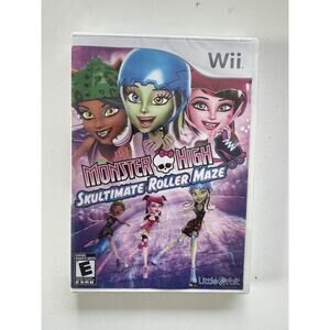 Monster High: Skultimate Roller Maze (Nintendo Wii, 2012) NEW SEALED